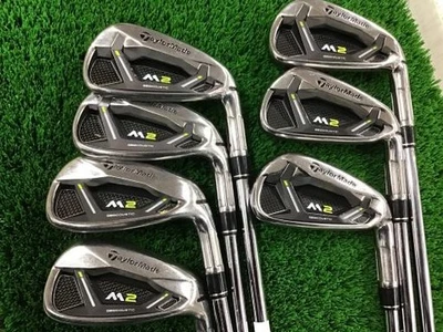 TaylorMade M2 2017 Iron Set 4-9+Pw RE-AX 90 Steel Shaft R Flex 7pcs RH From JP - Image 1 of 4