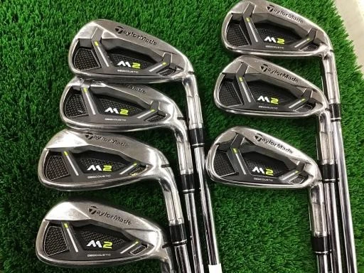 TaylorMade M2 2017 Iron Set 4-9+Pw RE-AX 90 Steel Shaft R Flex 7pcs RH From JP - Image 1 of 4
