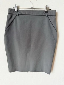 Portmans Status Womens Skirt Size 10 Grey Career Corporate Office Work - Picture 1 of 4