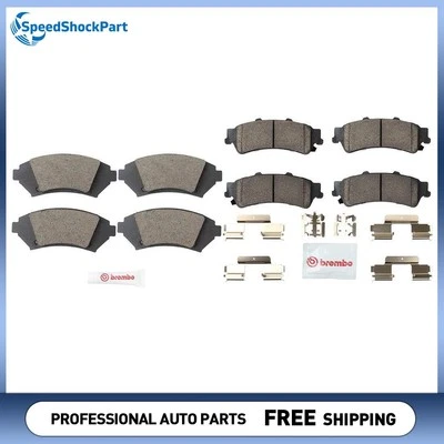 Juego de pastillas de freno de disco delanteras y traseras Brembo para Cadillac DeVille 2000-2005 Foto 1 de 4