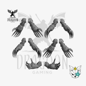 Ravens Talons Lightning Claws Set Conversion Bits For 28mm Sc-fi Marines - Picture 1 of 1