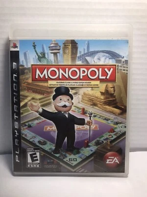 Monopoly (Sony PlayStation 3, 2008) PS3 - Includes Manual - Image 1 of 2