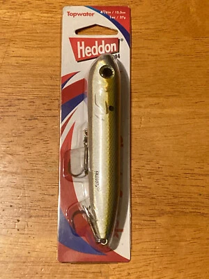 Señuelo de pesca Heddon Topwater 4 7/8" Chug'N Spook / 1 OZ  G-Finish Foxy Shad NUEVO Foto 1 de 4
