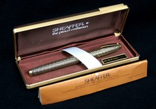 Sheaffer Imperial Fountain Pen 14k Gold Filled Cap/Barrel w Solid 14k Nib & Case