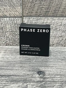 PHASE ZERO ~ Crown Powder Highlighter ~ 2g 0.07 Oz Deluxe Sample Travel NEW - Picture 1 of 2