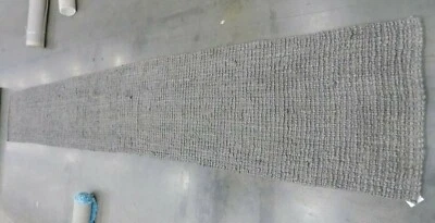 LIGHT GREY 2'-6" X 18' Loose Threads Runner Less Price 1172582225 NF447G-218 - Image 1 of 4