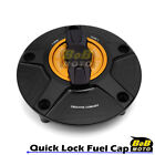 Nimble Keyless Fuel Cap Spin Gold For Yamaha Fz6 Fazer 09-16 15 14 13 12 11 10