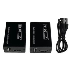 New 30M USB KVM HDMI Extender RJ45 Cat6 Ethernet Network Cable Accessories - Picture 1 of 19