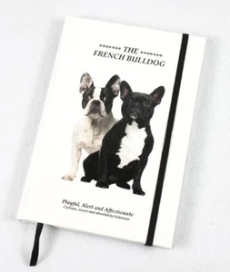 Cuaderno laminado mate de 8,5 x 6" de regalo para amante del bulldog francés - tapa dura - Imagen 1 de 3