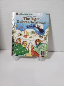 The Night Before Christmas a Little Golden Book Collectable Vintage 1987 Edition - Picture 1 of 3