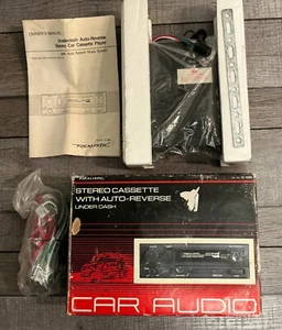 NOS Realistic Stereo Cassette w/ Auto Reverse Under Dash 12-1986 New (Open Box) - Picture 1 of 3