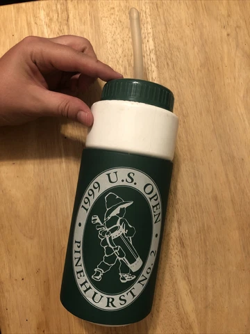 VTG Koozie Sports Bottle. US Open 1999 Pinehurst No. 2. Golf Water Bottle W Foam Cover