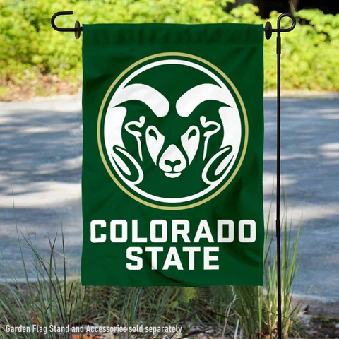 Colorado State Rams Wordmark Garden Flag and Yard Banner Cover