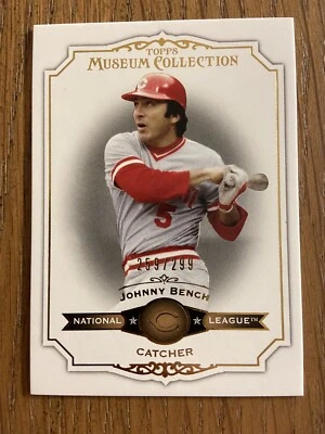 2012 Topps Museum Collection Copper /299 Johnny Bench #92 HOF - Image 1 of 2