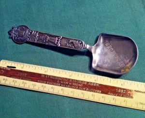 GUDVANGEN Vintage NORGE Norway T.K. 40g Souvenir Oslo Löffel silberfarben Edelstahl - Bild 1 von 6