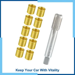 Universal Pack (1) Spark Plug Thread Repair Tool w/ M14x1.25 Insert M16x1.25 Tap - Bild 1 von 7