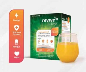 Revive Active Super Supplement Tropical Flavour 30 Sachets for Energy, Immune - Picture 1 of 4