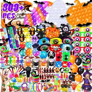 800pcs Halloween Party Favors for Kids Fidget Toys Pack Bulk Prize Box Treasu... - Picture 1 of 6