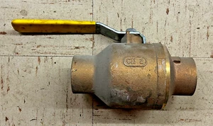2" Apollo Full Port Sweat Bronze Ball Valve 77-208-01 600 WOG - Picture 1 of 7