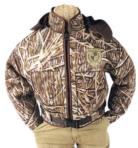 KOBUK Men's 3mm Neoprene Hunting Fishing Wading Jacket Shadow Grass Size 2XL