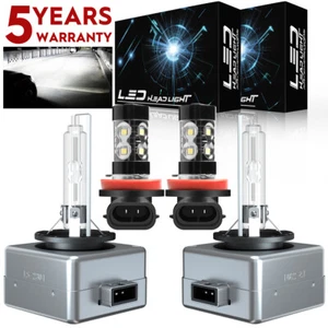 For Dodge Durango 2014-2020 HID Headlight High/Low Beam+LED Fog Light Bulbs Kits - Picture 1 of 19