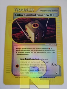 Cubo De Combate 01 ® Aquapolis 121/147 ® Reverse Holo ® Pokémon ® Italiano EX - Bild 1 von 2