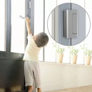 CCJH 2 Stück Silber Kindersicheres Türschloss, Doppelsicherheitstürsicherung Schloss - Bild 1 von 13