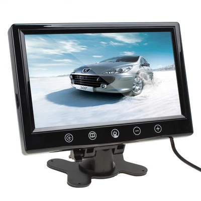 9"  LCD Color Car Rear View Monitor DVD VCD GPS Headrest Monitor Remote Control - Image 1 of 4