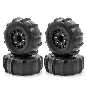 Paddle Tires Off Road Snow Sand Paddle Tires 4pcs Replacement for 1/10 N5D7 - Picture 1 of 10
