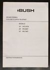 Bush 2472Ntx Ws6667 Ws7667 Crt Tv Instruction Book User Guide Operating Manual