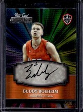 2021-22 Wild Card Alumination Buddy Boeheim Holo Lux Auto Autograph #5/20