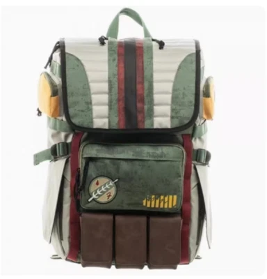 Star Wars Boba Fett Backpack Laptop Back to School Shoulder Outdoor Travel Bag - Bild 1 von 4