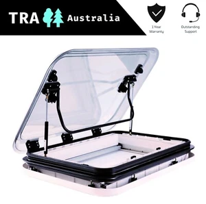 Large Caravan RV Skylight Roof Vent Hatch 700 x 500 mm cut out - Imagen 1 de 4