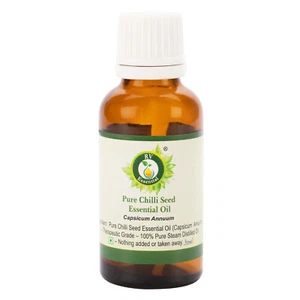 R V Essential ​Pure Chilli Seed Essential Oil Capsicum Annuum Therapeutic Grade - Picture 1 of 30