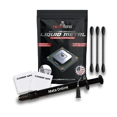 1.5g Liquid Metal Thermal Paste, PS5, PC, CPU, GPU PolarTronix , Made in USA - Image 1 of 4