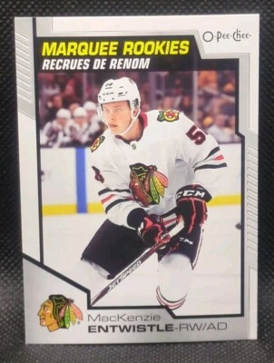 MacKenzie Entwistle 2020-21 UD OPC Update Marquee Rookies RC #646 Chicago - Image 1 of 2