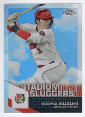 Seiya Suzuki 2022 Topps Chrome NPB Stadium Sluggers Insert #SL-13 - Image 1 of 2