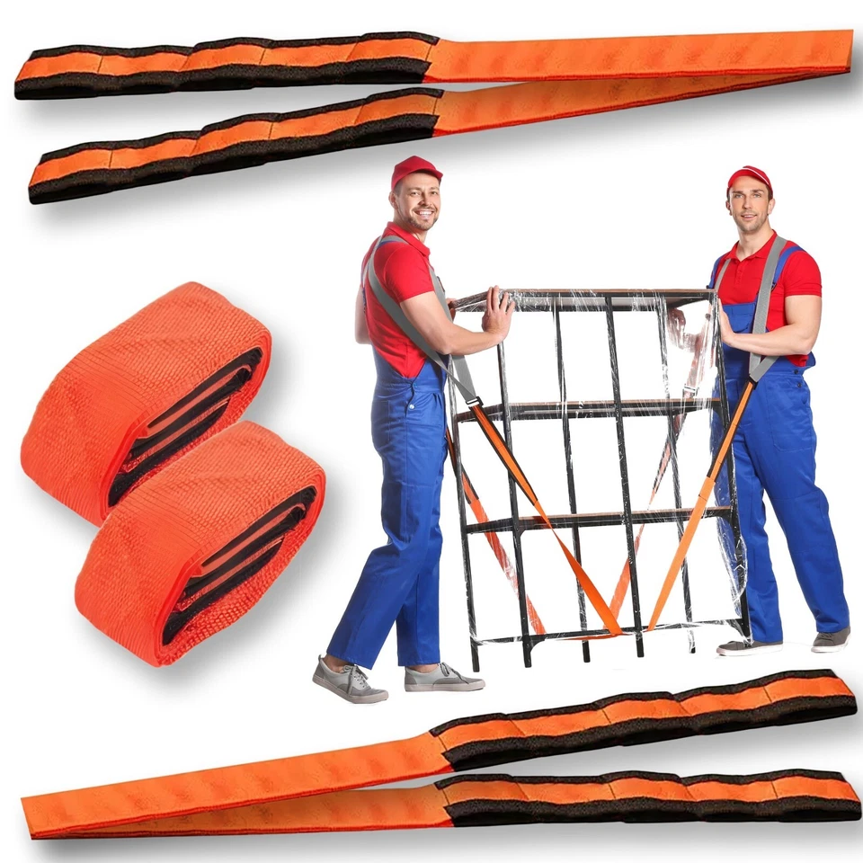 Umzugtragegurte Tragehilfe Möbeltragegurt Umzugsgurt Transport Hebegurt Retoo - Bild 1 von 4