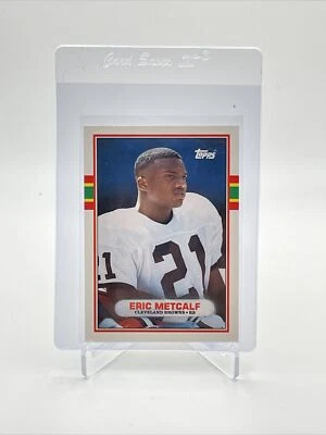 Tarjeta de fútbol americano Topps 1989 intercambiada Eric Metcalf novato #50T casi nueva-como nueva envío gratuito Foto 1 de 3