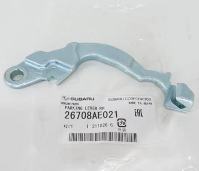 Palanca de freno de estacionamiento trasera derecha pasajero Subaru 26708AE021 original OEM Foto 1 de 4