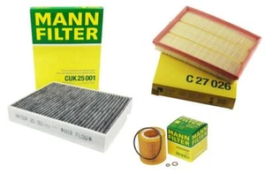 Mann Oil Air Carbon Cabin Filter Service Kit for BMW F30 F36 w/o M Sports Pkg - Picture 1 of 1