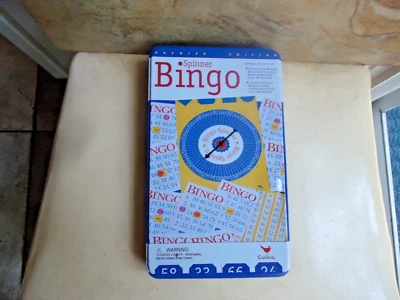 Juego Bingo Spinner en Lata 12 Cartas, Spinner, Masterboard y Marcadores Foto 1 de 3