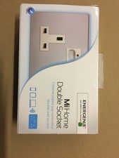 NEW! Energenie Home Automation Mi|Home Smart Double Chrome Socket