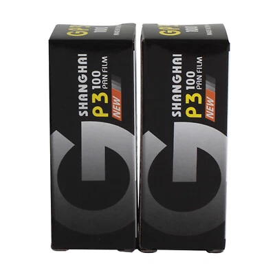 2 rollos de película en rollo Shanghai GP3 620 ISO 100 formato blanco y negro para todas las cámaras 620 Foto 1 de 4