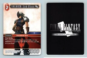 Soldier : 3rd Class #10-009C Final Fantasy Opus X Ancient Champions Common TCG - Picture 1 of 1