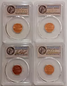 2017-P Lincoln Cent PCGS Gem BU Denver ANA RCMR Sig. Collector 1 of 250 Set Of 4 - Picture 1 of 10