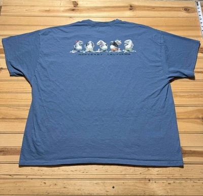 Vintage 90s Y2K Monterey California Beach Funny Sharks Crewneck Shirt Size XXXL - Image 1 of 4