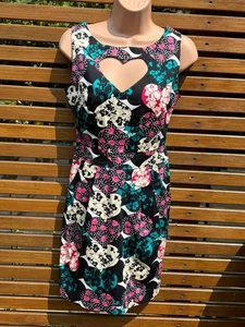 Next Sleeveless Floral Shift Dress UK 6 Holiday Occasion Party Outdoor Event - Picture 1 of 14