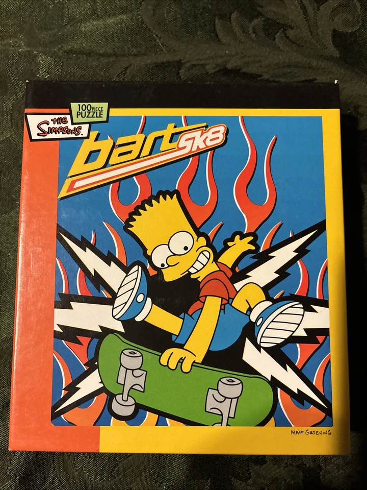 RoseArt Bart Sk8 Simpsons 100pc Puzzle