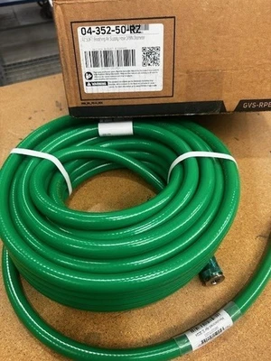 RPB Safety Breathing Air Supply Hose Schrader 04-352-50-RZ 50ft 3/8